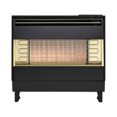 Valor Robinson Willey Firegem Visa Highline Radiant Gas Fire - Electronic - Black - A85044