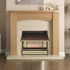 Valor Robinson Willey Sahara Radiant Outset Gas Fire - Bronze - A97007 - Lifestyle