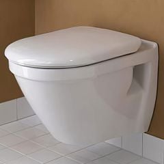  Vitra S50 360mm Short Projection Wall Hung Toilet Pan - White - 5320L003-0075 Lifestyle