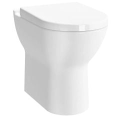 Vitra S50 360mm Back to Wall Toilet Pan - White - 5369L003-0075