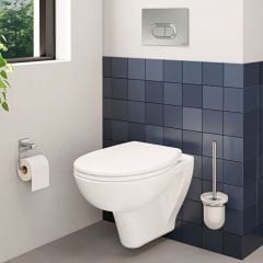  Vitra Layton Soft Close Toilet Seat & Cover - White - 84-003-019 Lifestyle