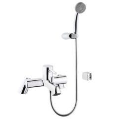Vitra Minimax Bath/Shower Mixer Tap with Shower Set - Chrome - A42112VUK