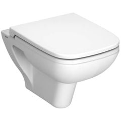 Vitra S20 360mm Wall Hung Toilet Pan & Soft Close Seat - White - VITS20WHSC