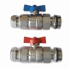 Warmup® S3 1" Isolation Valves (Pair) - WHS-M-S3-VALVES