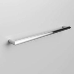 Warmup® Tulsi Single Bar Heated Medium Towel Rail - Brushed Steel - HTR-1ROBR