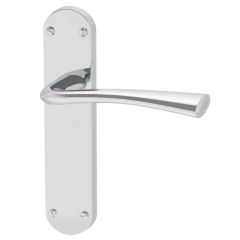 XL Joinery Weser Standard Door Handle Pack with Backplate - 65mm Latch - WESERHP65-BP