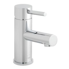 Vado Zoo Mono Basin Mixer Smooth Bodied Single Lever Deck Mounted with Honeycomb Flow Regulator (no waste) - ZOO-100F/SB-C/P
