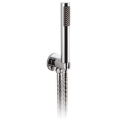 Vado Zoo Single Function Mini Shower Kit With 150Cm Shower Hose And Bracket With Integrated Outlet - Chrome - ZOO-SFMKWO-C/P