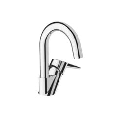 Vitra Solid S Basin Mixer with Swivel Spout - Chrome A42442VUK