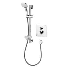 Ideal Standard Concept Easybox Slim Built-in Thermostatic Shower Mixer Pack Square And Cube M3 Kit Chrome - A5959AA