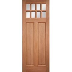 LPD Chigwell Clear Glazed Hardwood M&T External Door 1981x838x44mm - MTCHICGDG33