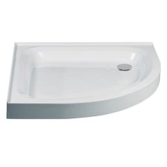 Just Trays Ultracast Quadrant Shower Tray 900x900mm With 2 Upstands - White - A90Q120