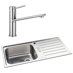 Abode Neron 1 Bowl Kitchen Sink & Specto Tap - ABDP0012
