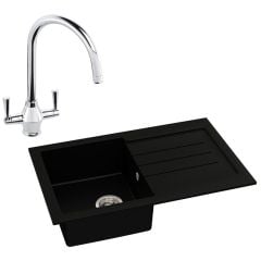 Abode Xcite 1 Bowl Kitchen Sink & Astral Tap - ABDP0018