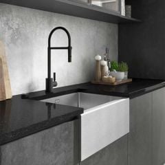 Abode Belfast Single Bowl Stainless Steel Kitchen Sink - AW5135