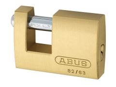 ABUS Mechanical 82/63 63mm Monoblock Brass Shutter Lock Keyed 8501 - ABUKA11571