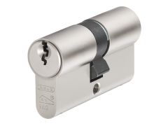 ABUS Mechanical E60NP Euro Double Cylinder Nickel Pearl 35mm / 45mm Visi - ABUE60N3545C