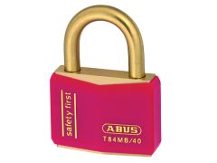 ABUS Mechanical T84MB/40 40mm Red Safety First Rustproof Padlock - ABUT8440RED