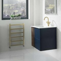 Calypso Novoli 600 Wall Hung Vanity Unit - Admiral Blue - 4524