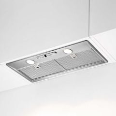 AEG DGB3850M 70cm Canopy Hood - Stainless Steel - Under Hood Filter And Lights View