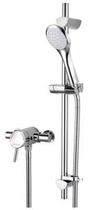 Bristan Acute Thermostatic Surface Mounted Shower Valve with Adjustable Riser Rail - AE SHXAR C