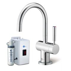 InSinkErator HC3300 Steaming Hot/Cold Kitchen Tap w/ NeoTank & Filter Pack - Chrome - 44320+45094