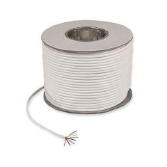 8 Core Alarm Cable White (1m Meter)