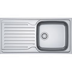 Franke Antea 1 Bowl Inset kitchen Sink Reversible AZN 611-100 - Stainless Steel - 101.0489.525