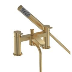 Bristan Appeal Bath Shower Mixer with Clicker Waste - Brushed Brass - APL BSM BB