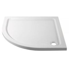 April Slimline Quadrant Shower Tray Ex. 90mm Waste 800mm x 800mm - TR9-8080Q