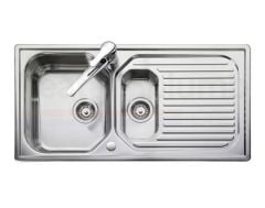 Leisure Sinks Aqualine 1.5 Bowl Inset Kitchen Sink Reversible - AQ9852