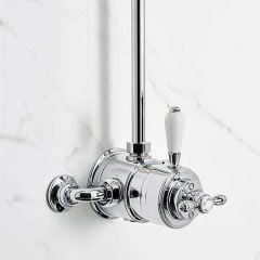 Aqualisa Aquatique Thermo Exposed Bar Shower Valve - Chrome 500.10.01