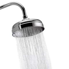 Aqualisa Aquatique Concealed 5" Drencher Fixed Shower Head - Chrome 550.01
