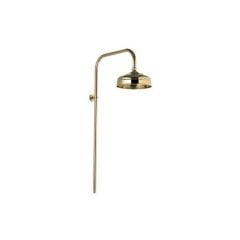 Aqualisa Aquatique Exposed 8" Drencher Fixed Shower Head - Gold 581.04