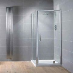 Aquadart Venturi 8 Pivot Shower Door 900mm - AQ8228S