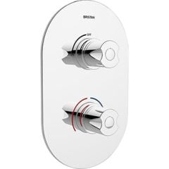 Bristan Artisan Thermostatic Concealed Shower Valve - Chrome - AR3 SHCVO C