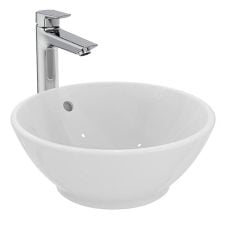 Armitage Shanks Edit R 38cm Countertop Washbasin Without Tap Holes - S078801