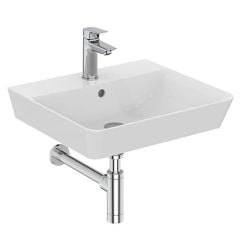 Armitage Shanks Edit L 50cm Wall Hung Basin with 1 Tap Hole - S081401