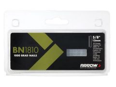 Arrow BN1810 Brad Nails 15mm Pack 1000 - ARRBN1810