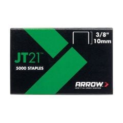 Arrow JT21 T27 Staples 10mm (3/8in) Box 5000 - ARRJT2138