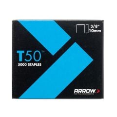 Arrow T50 Staples 10mm (3/8in) Bulk Pack 5000 - ARRT5038IP