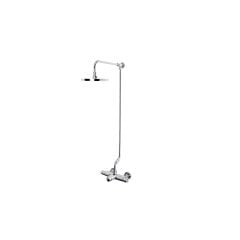 Bristan Assure TMV2 Wall Mounted Thermostatic Bath Shower Mixer With Fixed Head KIT - Chrome - AS2 WMT THBSM KIT C