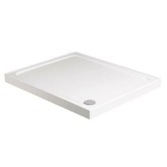 Just Trays Fusion Rectangular Shower Tray 1600x800mm With 4 Upstands - White - ASF1680140