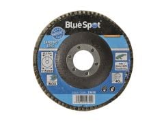 BlueSpot Tools Sanding Flap Disc 115mm 40 Grit - B/S19690