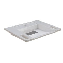 KWC DVS Exos Washbasin Wheelchair Accessible with Grab Rails 1 Taphole ANMW0001 - Miranit - 203.0000.000