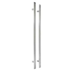 LPD External Standard Square Pull Door Handle Pack  1000mm - HARDEAPH1000SQ