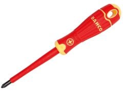 Bahco BAHCOFIT Insulated Screwdriver Phillips Tip PH2 x 100mm - BAH197002100