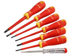 Bahco BAHCOFIT Insulated Screwdriver Set of 7 Slotted / Phillips - BAH220027