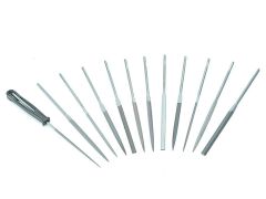 Bahco Needle Set of 12 Cut 2 Smooth 2-472-16-2-0 160mm (6.2in) - BAH472