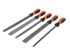 Bahco File Set 5 Piece 1-478-10-1-2 250mm (10in) - BAH47810